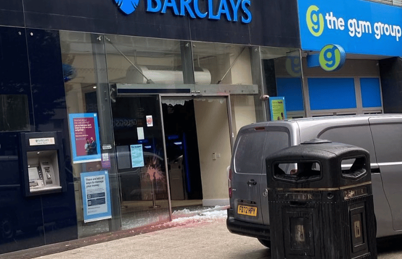 Pro-Palestine activists target Birmingham's city centre Barclays